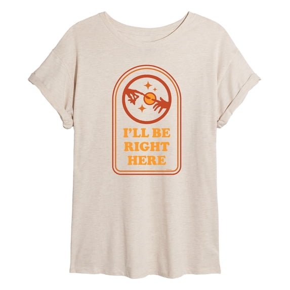 E.T. The Extra Terrestrial - Retro I'll Always Be Right Here - Juniors Ideal Flowy Muscle T-Shirt