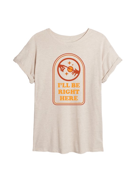 E.T. The Extra Terrestrial - Retro I'll Always Be Right Here - Juniors Ideal Flowy Muscle T-Shirt