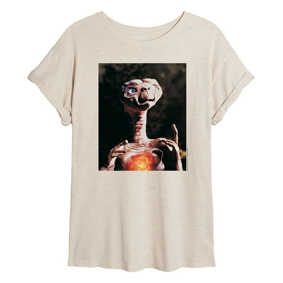 E.T. The Extra Terrestrial - Sky Gaze - Juniors Ideal Flowy Muscle T-Shirt