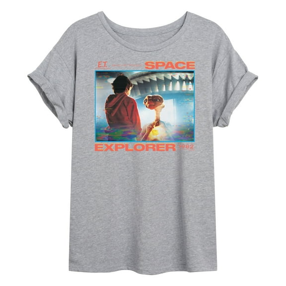 E.T. The Extra Terrestrial - Space Explorer - Juniors Ideal Flowy Muscle T-Shirt