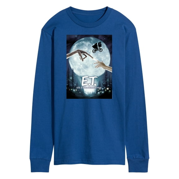 E.T. The Extra Terrestrial - The Blue Moon Glow - Men's Long Sleeve T-Shirt