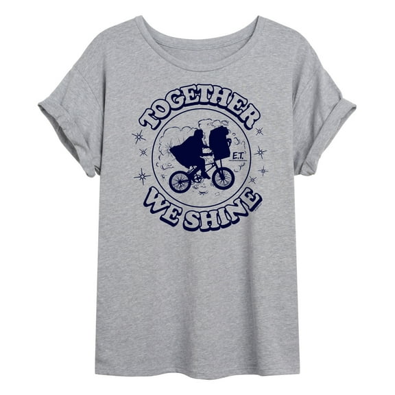 E.T. The Extra Terrestrial - Together We Shine - Juniors Ideal Flowy Muscle T-Shirt