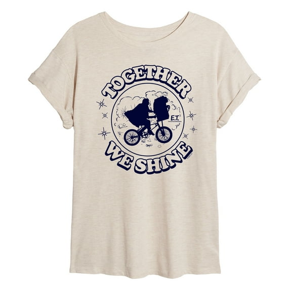 E.T. The Extra Terrestrial - Together We Shine - Juniors Ideal Flowy Muscle T-Shirt