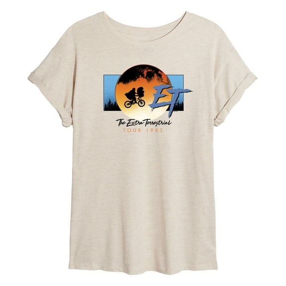 E.T. The Extra Terrestrial - Tour 1982 - Juniors Ideal Flowy Muscle T-Shirt