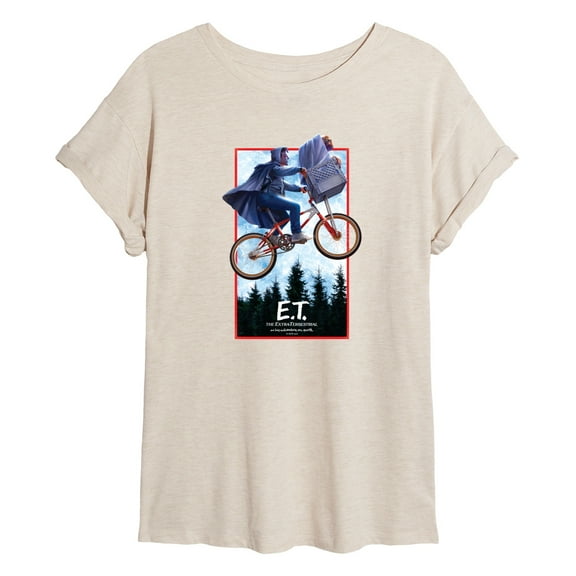 E.T. The Extra Terrestrial - We're Going On A Ride - Juniors Ideal Flowy Muscle T-Shirt
