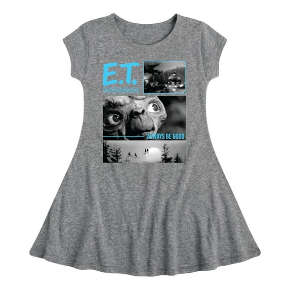 E.T. The Extra Terrestrial - When No One Is Watching, Be Good - Toddler & Youth Girls Fit & Flare Dress