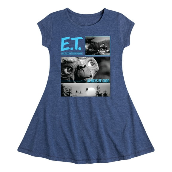 E.T. The Extra Terrestrial - When No One Is Watching, Be Good - Toddler & Youth Girls Fit & Flare Dress