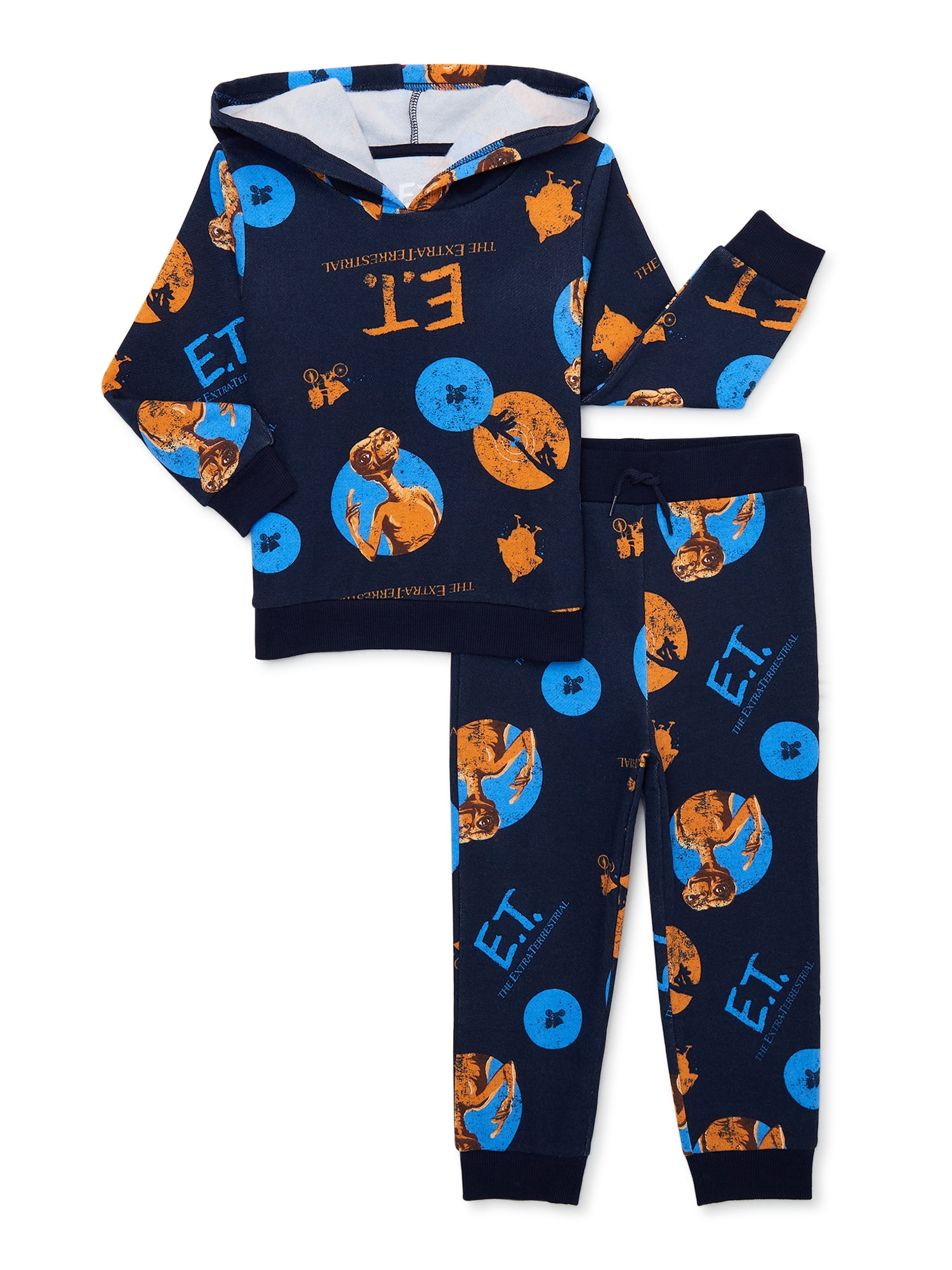 E.T. Toddler Boy Fleece Hoodie Outfit Set, Sizes 12M5T