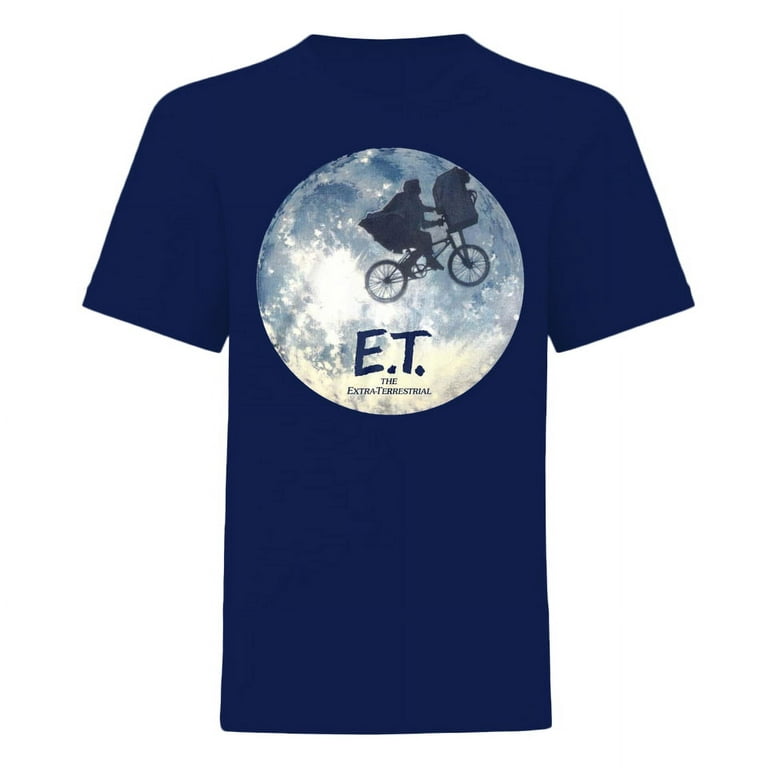 E.T. the Extra-Terrestrial Adult Moon Silhouette T-Shirt