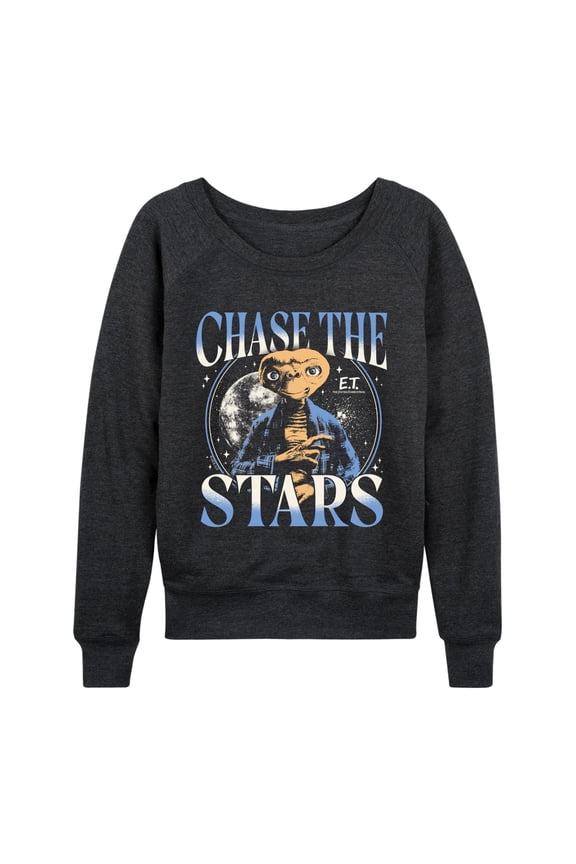 - Chase the Stars - Women's French Terry Long Sleeve Pullover