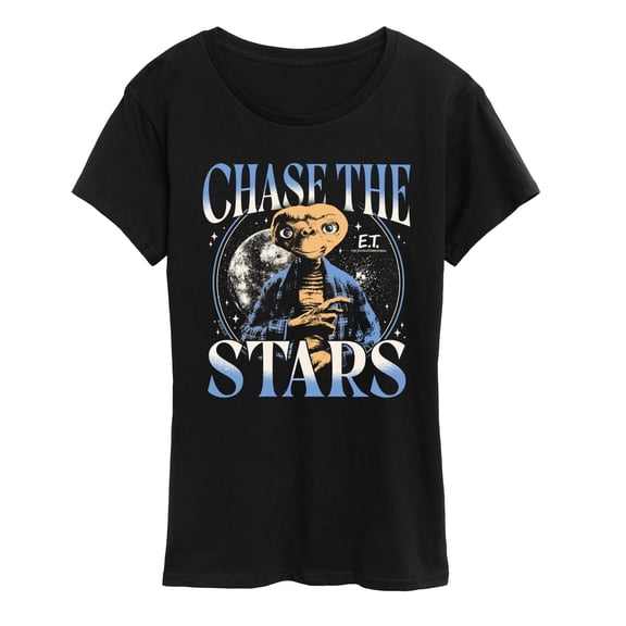 E.T. the Extra-Terrestrial - Chase the Stars - Women's Short Sleeve Graphic T-Shirt