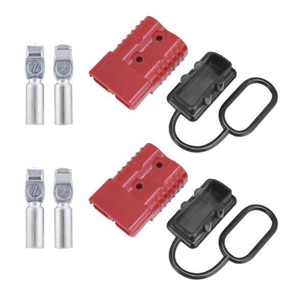 E-TING 175A Battery Cable Quick Connect/Disconnect 2-Pieces 2-4 AWG Towing Winch Quick Connect Systems Wire Harness Plug Connector for Recovery Winch Auto Car Trailer Driver Electrical Devices, 12-36V