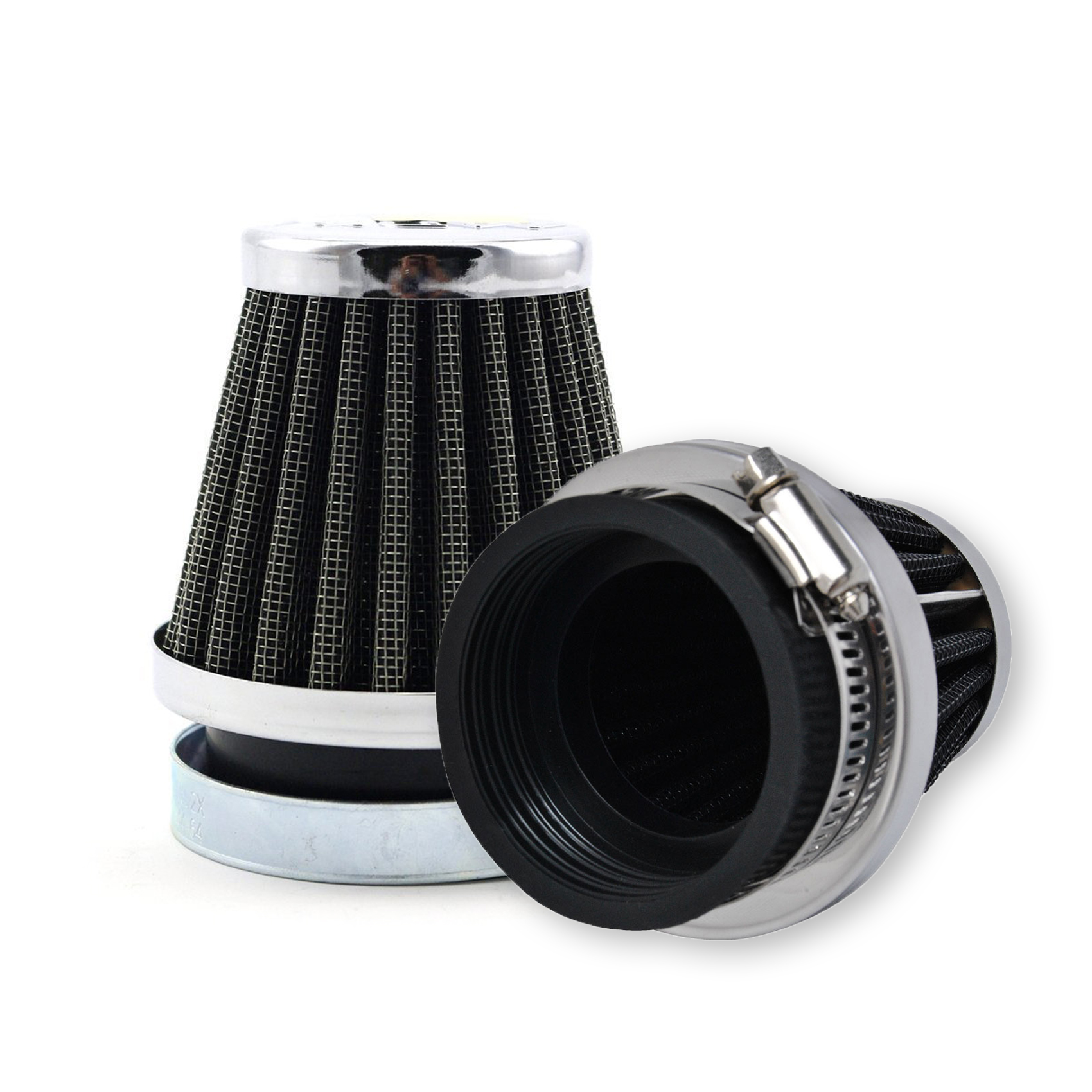 HMParts Sport Luftfilter C35 – Für Dirt Bike, ATV, Pit Bike, Einlass ~35 Mm, Länge ~50 Mm, Mit Gummimanschette
