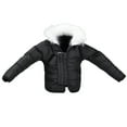 thumbnail image 1 of E-TING Santa Clothing Black Down Coat Christmas Accessories for elf Doll, 1 of 6