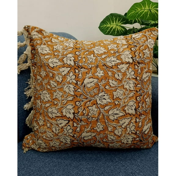 A And E Textiles House Pillow Cover Cushion cover All Size and Sofa Throw Home Decor Handmade Pillow Cover Indian | Modern Pillow Handblock print Handmade Throw