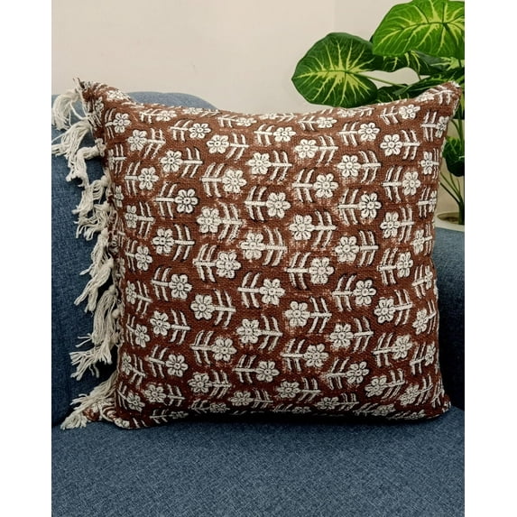 A And E Textiles House Pillow Cover Cushion cover All Size and Sofa Throw Home Decor Handmade Pillow Cover Indian | Modern Pillow Handblock print Handmade Throw