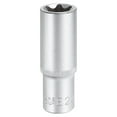 thumbnail image 1 of E-Torx Socket 1/2" Drive E24 External Torx Deep Socket CR-V 6 Point Star Socket, 1 of 7