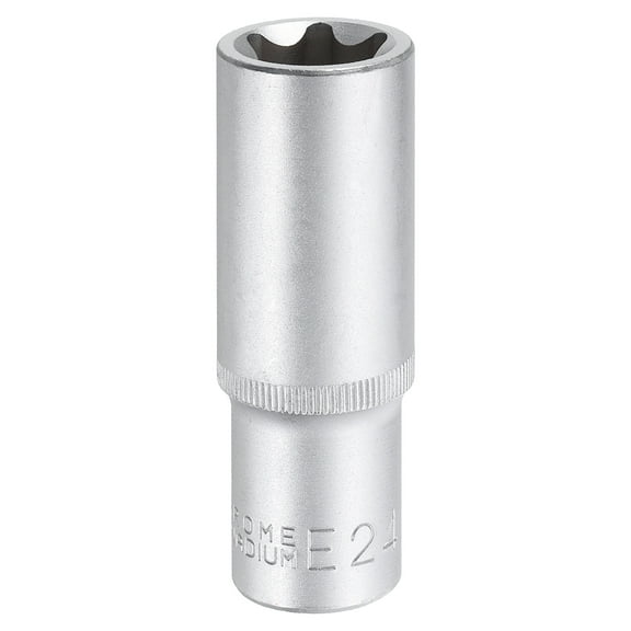 E-Torx Socket 1/2" Drive E24 External Torx Deep Socket CR-V 6 Point Star Socket