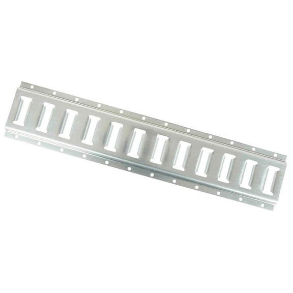 8 Pack 5' Horizontal E-Track Tie-Down Rail - Galvanized Steel Trailer Tie Down Track, 12 Gauge Heavy Duty E-Track System for Cargo Securement in Vans & Trucks - Gray