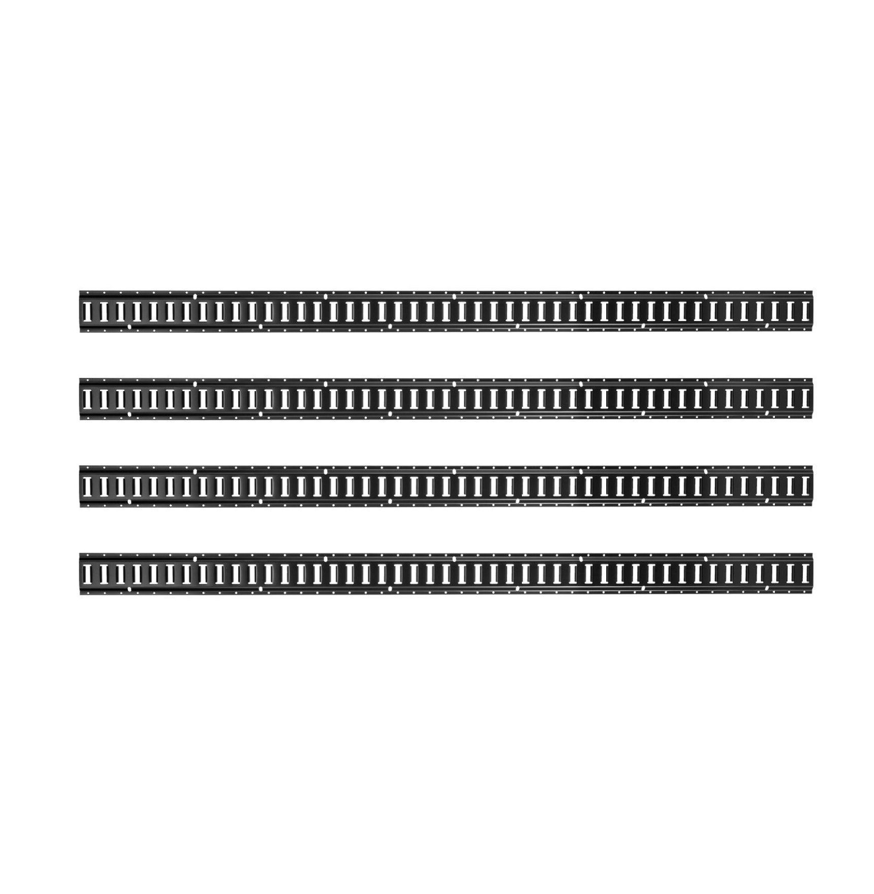 E Track Rail Kit - 4 Pack 7.7ft, 26 Pcs - Ratchet Straps, O-Rings, D ...