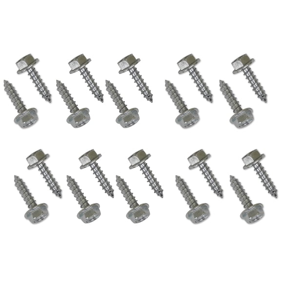 E Track Screws for Wood, E Track Fastener Set, Industrial-Strength Heavy Duty Zinc Plated Screws, 1/4"x1" Lag Screws, 7/16 Hexagon Socket Head, 20 Pcs