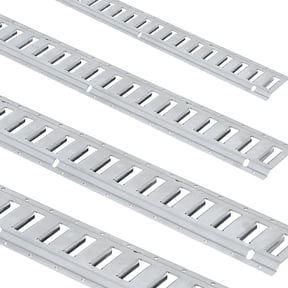 E Track Tie-Down Rail Kit, "Ultimate 34PCS E-Track Bundle: 5FT Rails, D-Ring Tie-Downs, Single Slots, O-Rings & End Caps Secure Cargo, Motorcycles & Bikes with Heavy-Duty Stability"