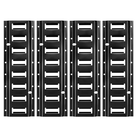 E Track Tie Down Rail Kit 4 Pack 13 ft Set with 2 Ratchet Straps 4 O Rings 4 D Ring Tie Offs 2 Single Slots 8 End Caps for Vans Trailers Garage Storage