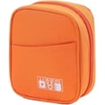 thumbnail image 1 of E-Tree Storage Pouch for Small Electronics and Accessories,Tech Bag,Electronic Organizer Case Compatible with MacBook Laptop Charger,Mouse,Cables,Hub,Power Bank,Earphone,Toiletries Cosmetics (Orange), 1 of 4