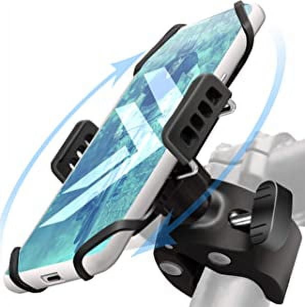 GUB Thick Case Design Bike & Motorcycle Phone Mount Handlebar Holder  Adjustable Compatible with iPhone XR Xs 7s 8 Plus,Compatible with