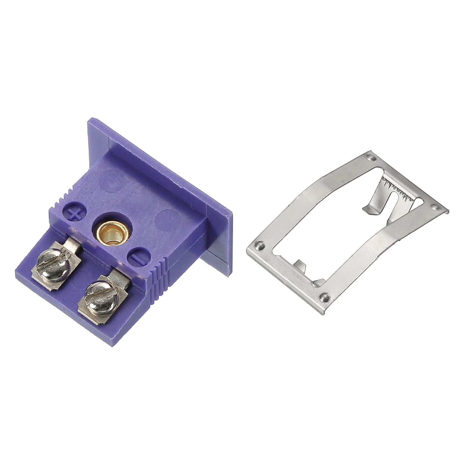 E Type Panel Mount Thermocouple Female Mini Socket 220C(428F) for Thermocouple Wire Connector