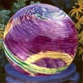 thumbnail image 1 of E-V 10 Inch  Illuminarie Globe Mauve Swirl, 1 of 3