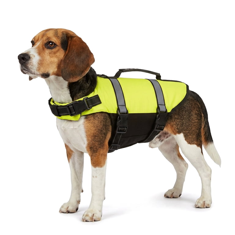 Vibrant Life High-Visibility Dog Floatation Device, Yellow, M