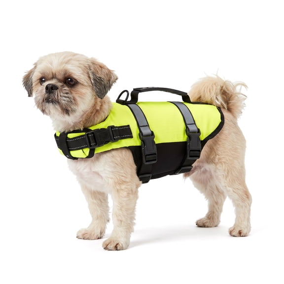 Vibrant Life High-Visibility Dog Floatation Device, Yellow, S
