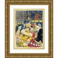 thumbnail image 1 of E. Villefroy 19x24 Gold Ornate Framed and Double Matted Museum Art Print Titled - Moulin Rouge, 1 of 4