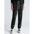 thumbnail image 1 of Free Assembly Women’s and Women’s Plus Embroidered Jogger Sweatpants, Sizes XS-4X, 1 of 5