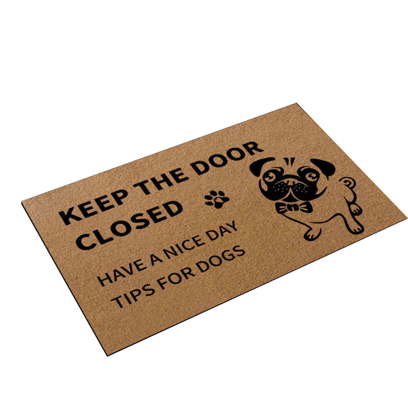 E Welcome Mat Coir Doormat Outdoor Entrance Artificial Fiber Non Slip Front Porch Patio Mat Decorative Heavy Duty Durable Indoor Outdoor Rug Easy Clean Shake Off 27.55X17.7X0.51In