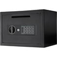 thumbnail image 1 of E-Western Compact Steel Depository Safe with Digital Keypad Black Secure Money and Valuables for Office or Home Use, 1 of 12