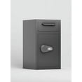 thumbnail image 1 of E-Western Depository Drop Safe with Digital Combination Lock and Anti-Fishing Front Drop Slot Silent Deposit Security Box for Cash and Business Use, 1 of 13