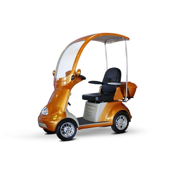E-Wheels EW-54 4-Wheel Buggie Electric Mobility Scooter- Orange