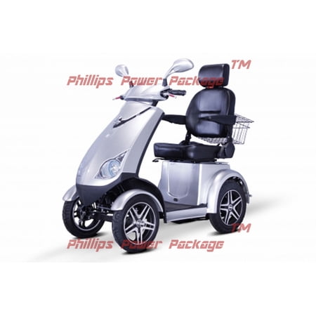 E-Wheels EW-72 Mobility Scooter - Silver