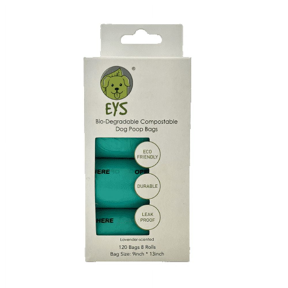 E Y S EcoFriendly Dog Poop Bags. LavenderScented (120 Bags)