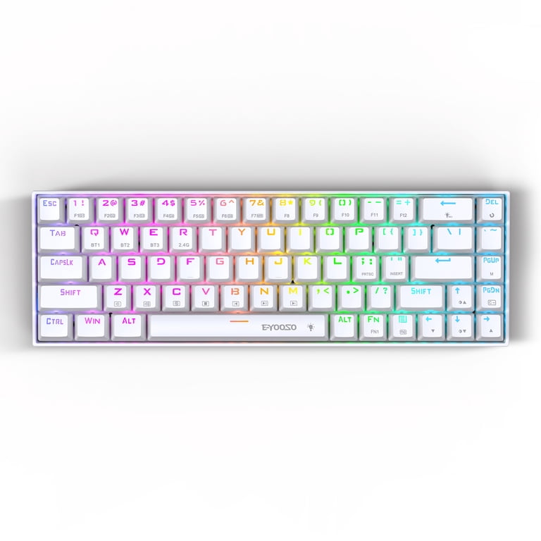 yoo E-YOOSO Z-686 RGB Supports Bluetooth Wireless 2.4G USB 3 Mode 68