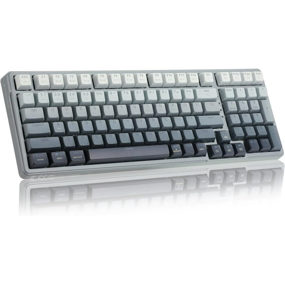 E-YOOSO Z-99 Wireless Mechanical Keyboard,Tri-ModeHot Swappable Custom Keyboard,Pre-lubed Linear Switches,Gasket Structure,RGB Backlit Gaming Keyboard for PC/Tablet/PS/XBOX