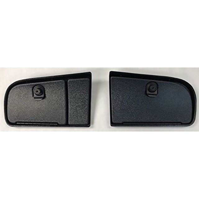 EZGo TXT Golf Cart EZ Install Locking Glove Box Door Set in Black