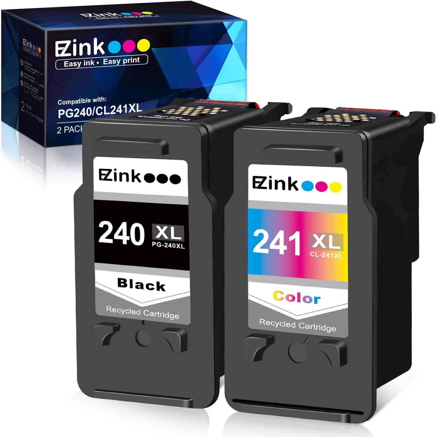 Toner Kingdom 241XL Ink Cartridge Replacement for Canon Ink 241 for Pixma  MG3522 MG3600 MG3222 MG3220 MG3620 MX432 MG3122 TS5120 MG2120 MX452 MG2220  Printer,1 Pack 