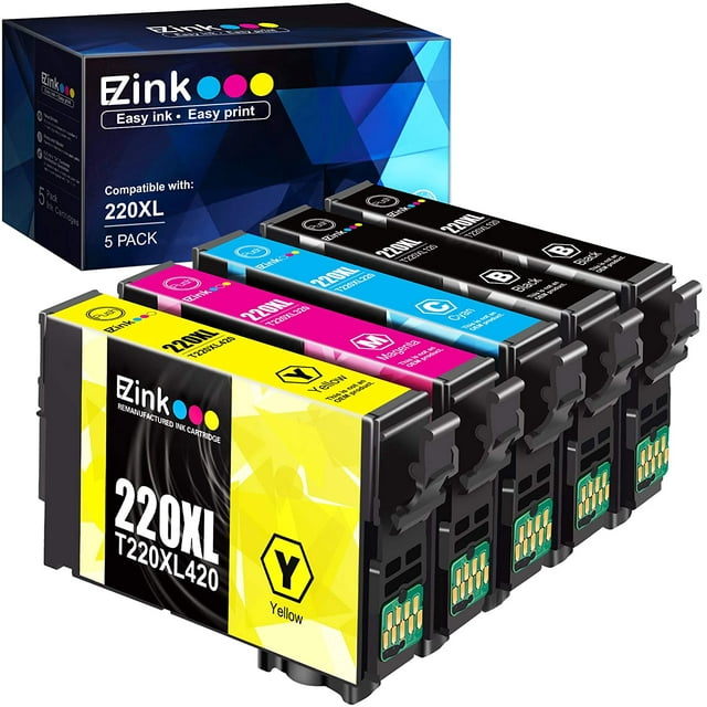 EZ Ink 220XL 2220 XL Ink Cartridge Replacement for Epson 220 XL 220XL