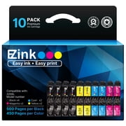 E-Z Ink 220XL Ink Cartridge Replacement for Epson 220 XL 220XL T220XL Compatible with WF-2760 WF-2750 WF-2630 WF-2650 WF-2660 XP-320 XP-420 XP-424 (10 Pack)