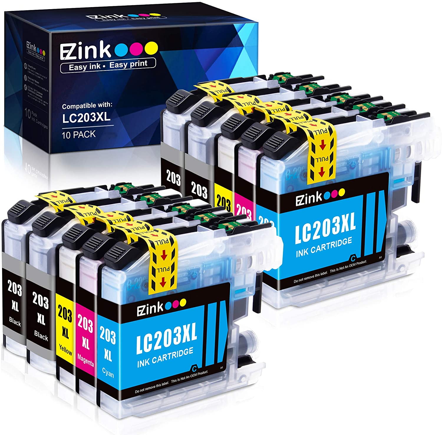 EZ Ink LC203XL Ink Cartridge Replacement for Brother LC203XL LC201XL