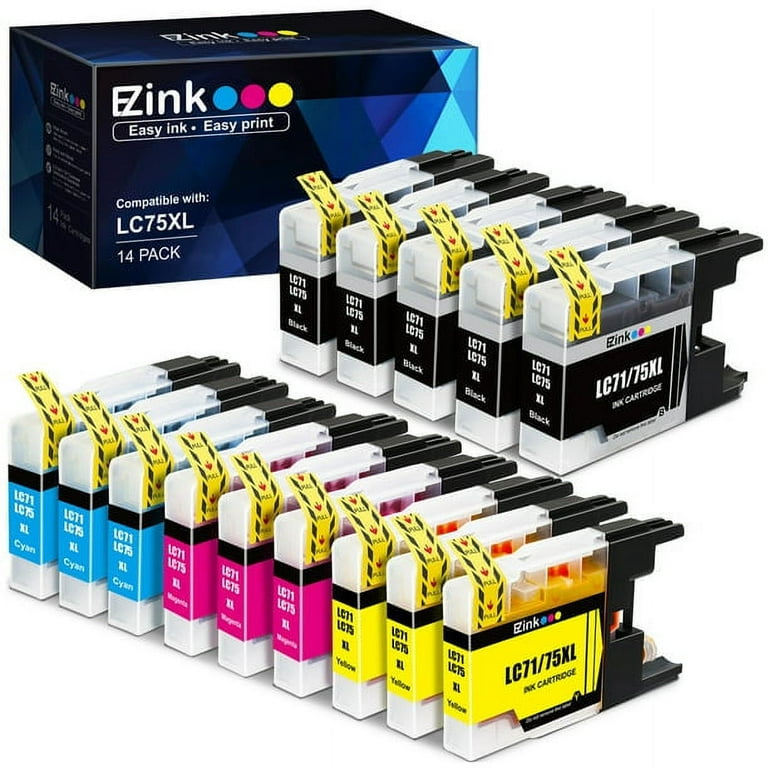 Brother Original LC-422XLVAL Ink Cartridges Value Pack MFC-J5340DW,  MFC-J5345DW, MFC-J5740DW, MFC-J6540DW, MFC-J6940DW (4 Ink Cartridges:  Black, Cyan