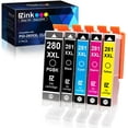 thumbnail image 1 of E-Z Ink Printer Cartridge for Canon PGI-280XXL/CLI-281XXL, Black/Cyan/Magenta/Yellow, 5 Pack, 1 of 7